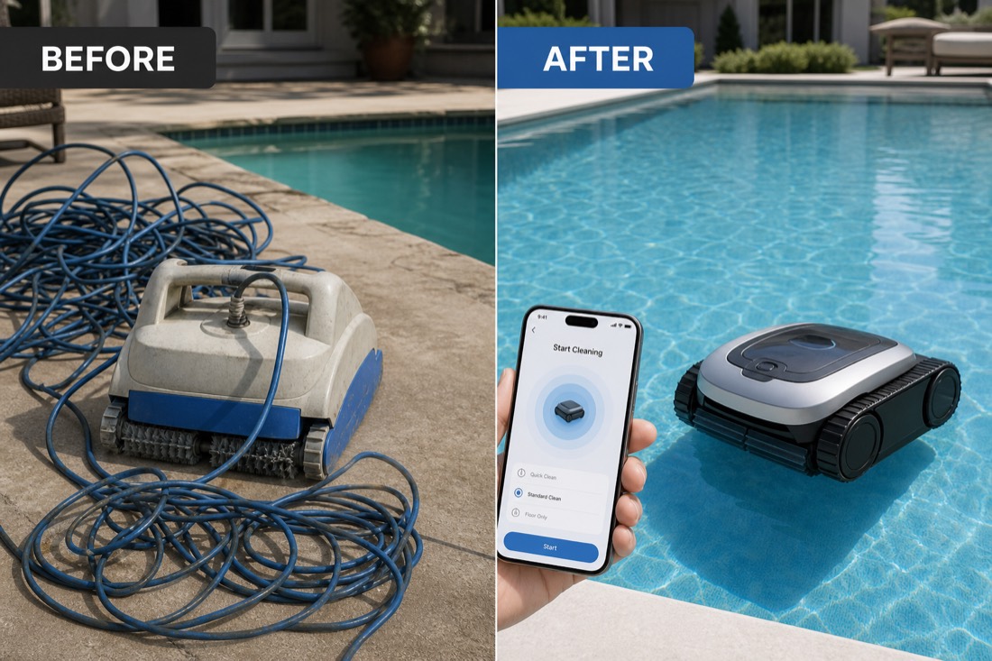Cordless. Wi-Fi-Controlled. Saturday Mornings Back in Your Pocket.